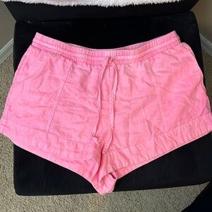 Universal Thread (Target) pink linen shorts - size large